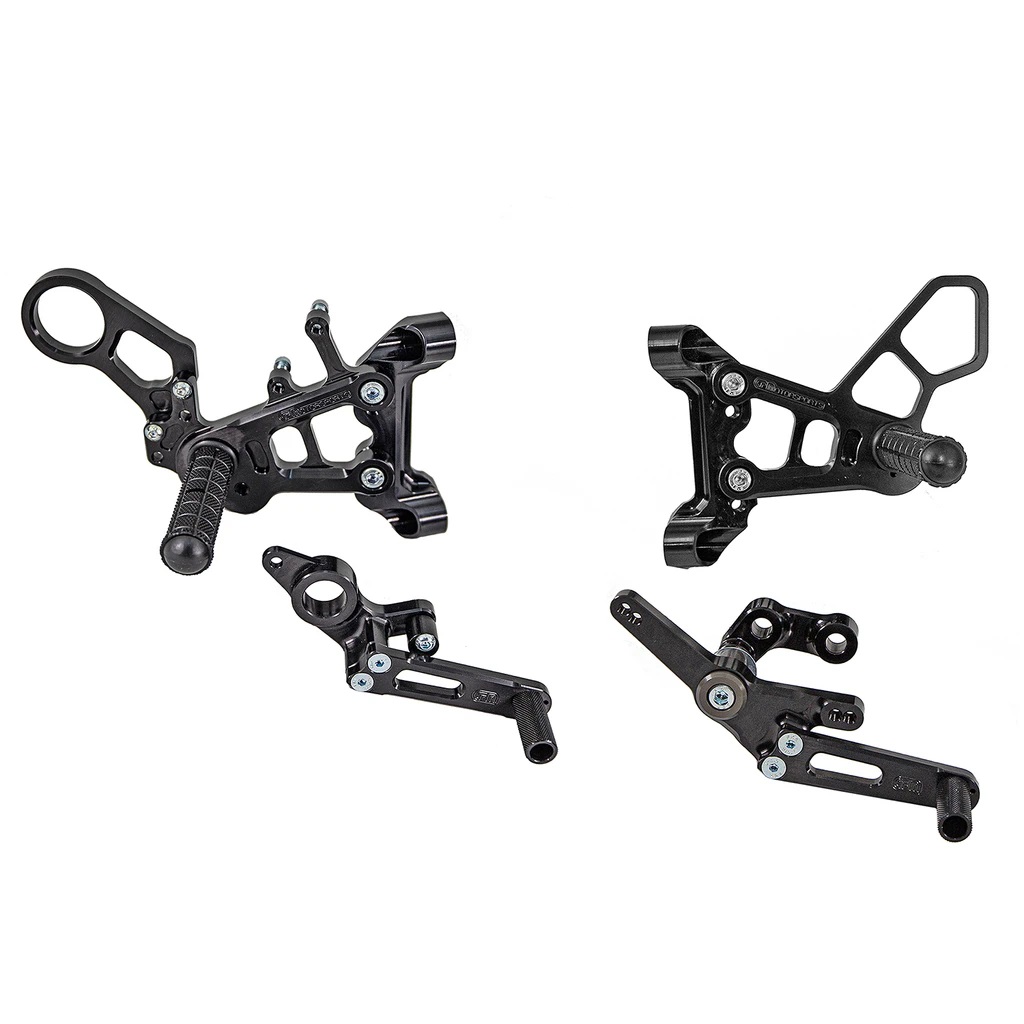 WOODCRAFT BMW S1000RR (2020+) Rearset Kit - Standard or GP Shift with Pedals WOODCRAFT BMW S1000RR (2020+) Rearset Kit - Standard or GP Shift with Pedals